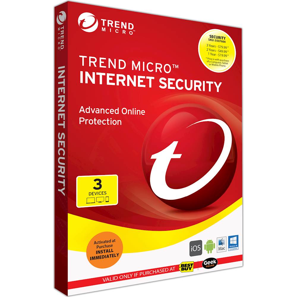 trend micro antivirus internet security 2017 for mac